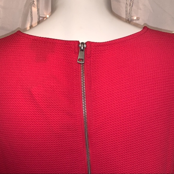 🆕 TORRID ⭐️ Textured Ponte Hi-Low Peplum Blouse - Picture 8 of 13